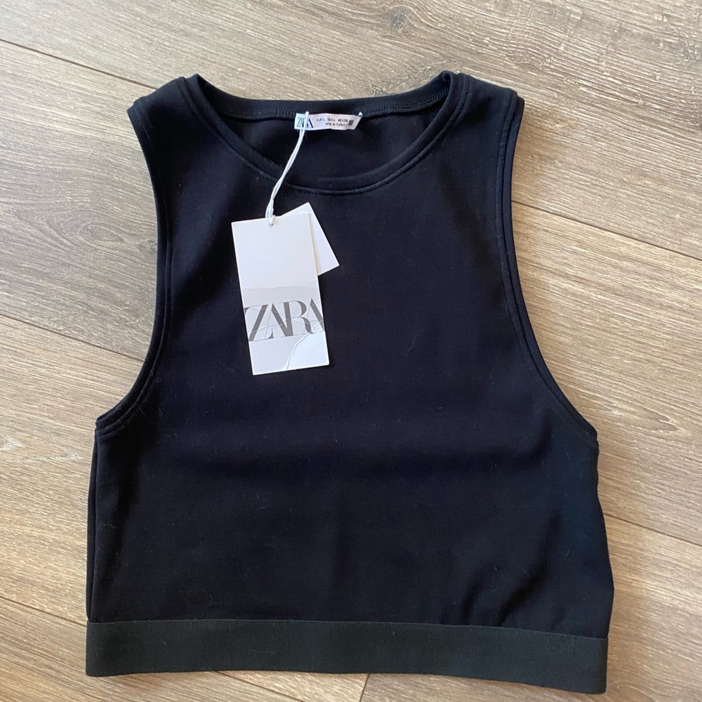 Zara halter tank top Size L Brand New with Tags